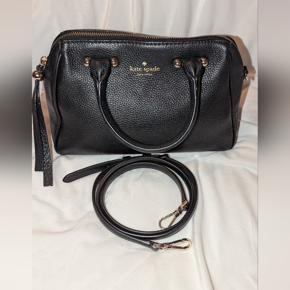 Kate Spade Charles Street Mini Brantley Crossbody Bag Black VGUC